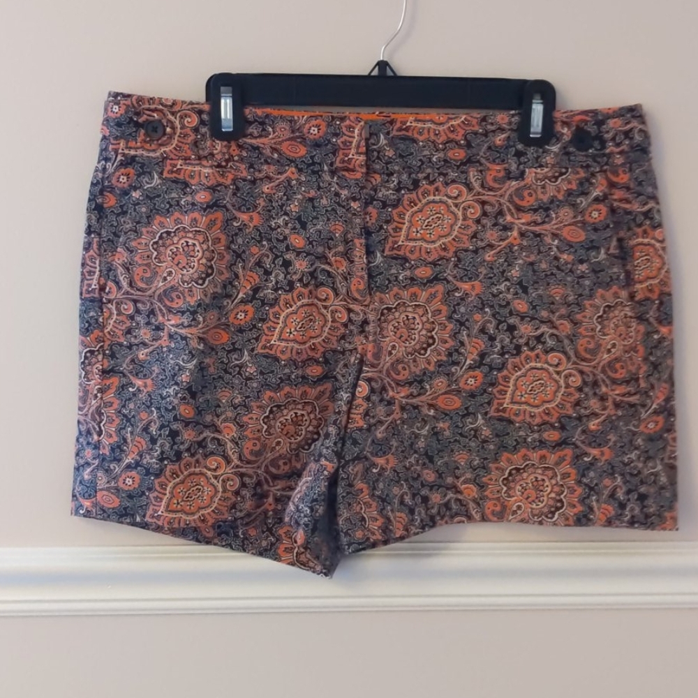 Ann Taylor Paisley Shorts